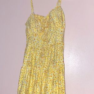 beautiful yellow dress